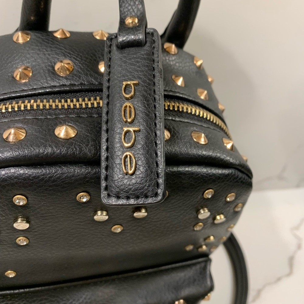 Bebe Stud And Rhinestone Mini Backpack - image 2
